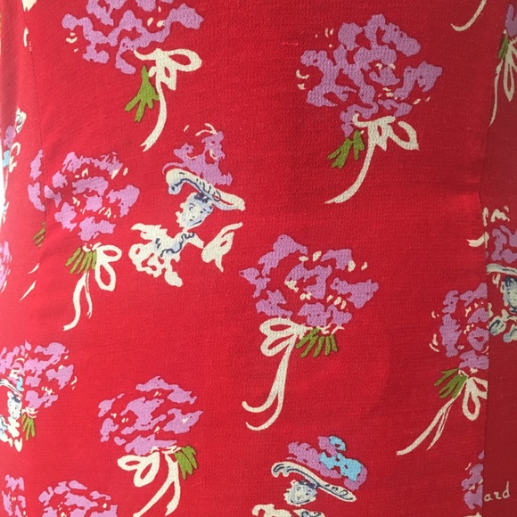 Anna sui red print dress - Picture 3 of 8